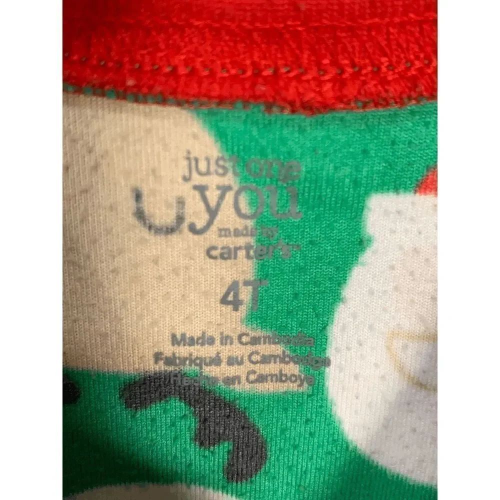 Carter's Christmas Footed Onsie - Picture 3 of 6
